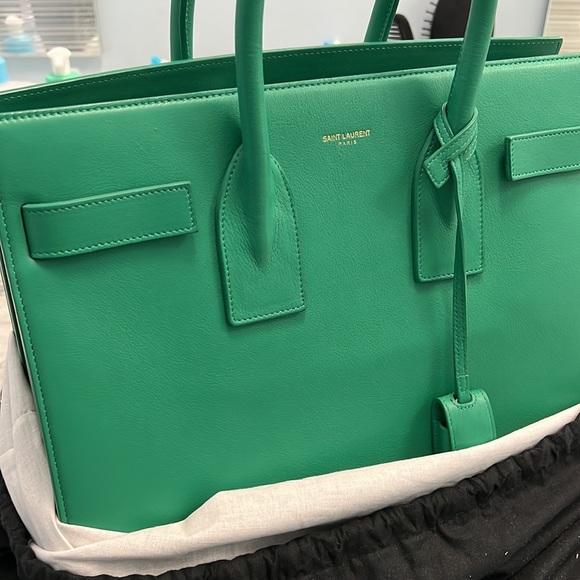 Green Saint Laurent sac de jour - Picture 7 of 11